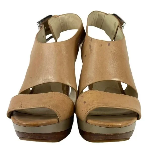 Michael Kors Carla platform sandal nude - 7.5 - Picture 9 of 16